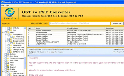 Convert OST to PST Microsoft Screenshot 1