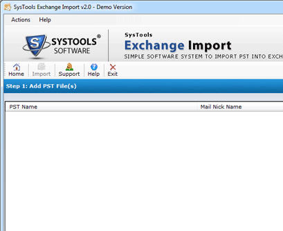 Exchange Import Screenshot 1