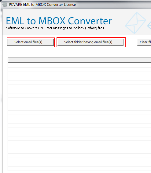 Export EML to MBOX Screenshot 1
