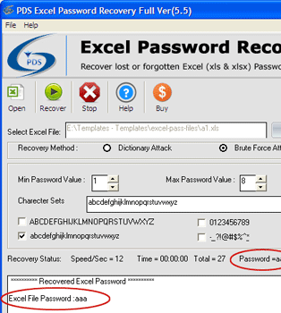 Unlock Excel Spreadsheet Password Screenshot 1