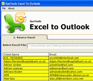 Microsoft Office Excel Recovery Screenshot 1