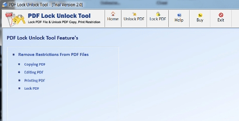 Free PDF Unlocker Screenshot 1