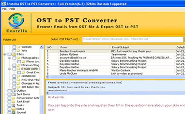 Outlook 2010 OST Repair Screenshot 1