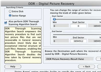 Mac Pictures Recovery Software Screenshot 1