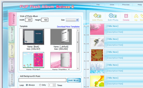 FLIP Flash Album Deluxe Screenshot 1