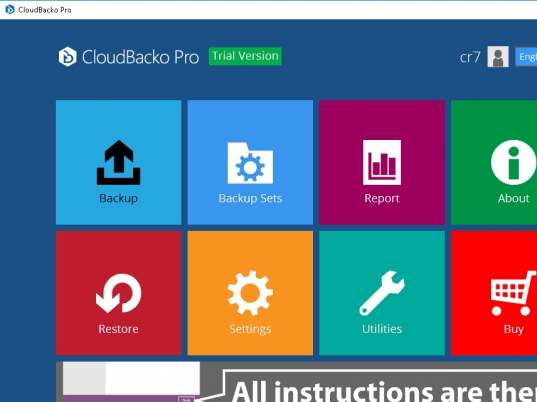 CloudBacko Pro Screenshot 1