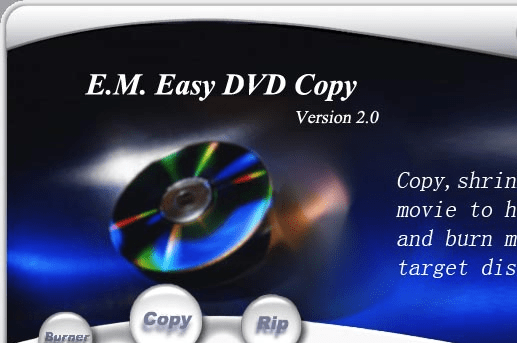 E.M. Easy DVD Copy Screenshot 1