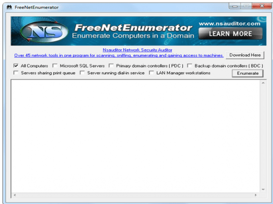 FreeNetEnumerator Screenshot 1