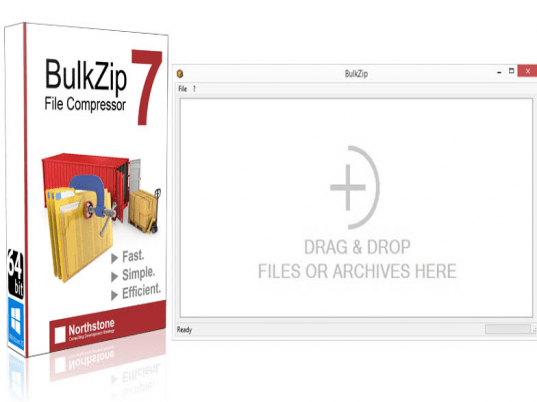 BulkZip File Compressor Screenshot 1