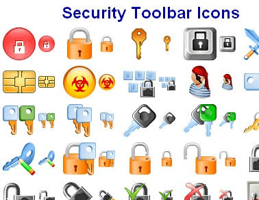 Security Toolbar Icons Screenshot 1