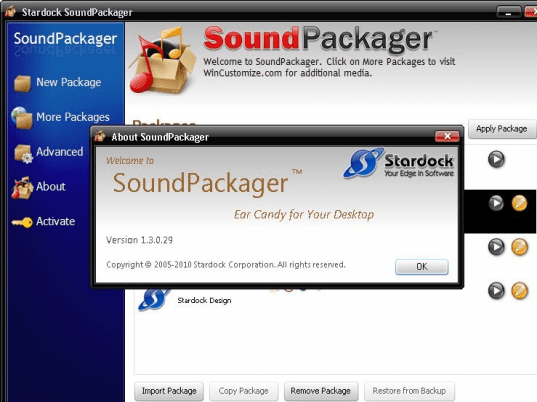 SoundPackager Screenshot 1