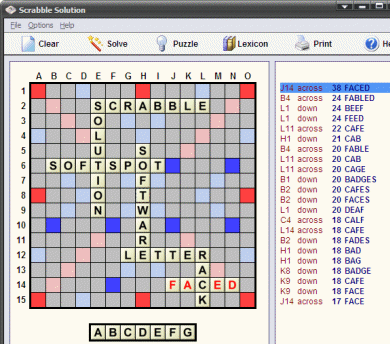 Scrabble™ Solution Screenshot 1
