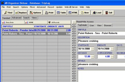 Boat Organizer Deluxe Screenshot 1