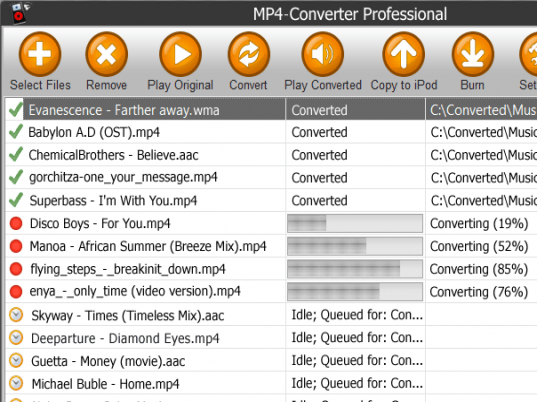 MP4-Converter Professional Screenshot 1
