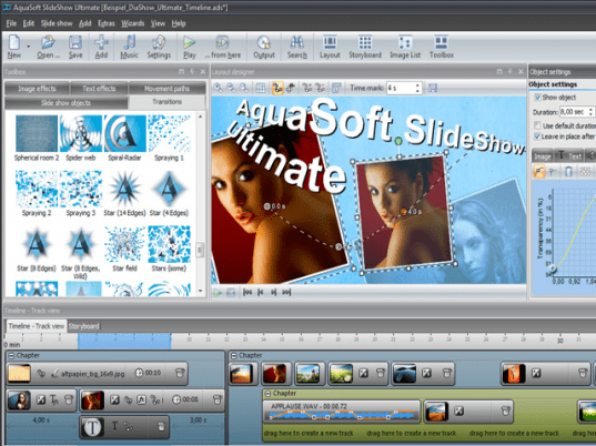 AquaSoft SlideShow Ultimate Screenshot 1