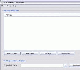 PDF to DXF Converter - 2010.8 Screenshot 1