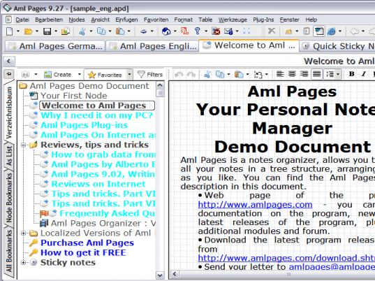 Aml Pages German Version Screenshot 1