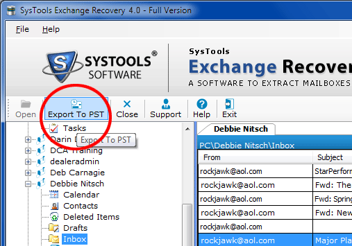 Download Exchange Server Recovery Screenshot 1