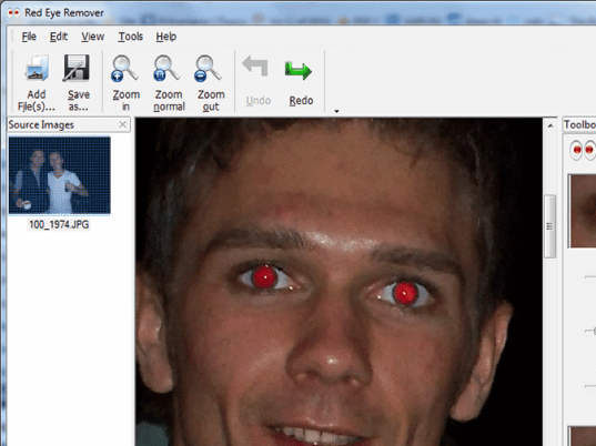 SoftOrbits Red Eye Remover Screenshot 1
