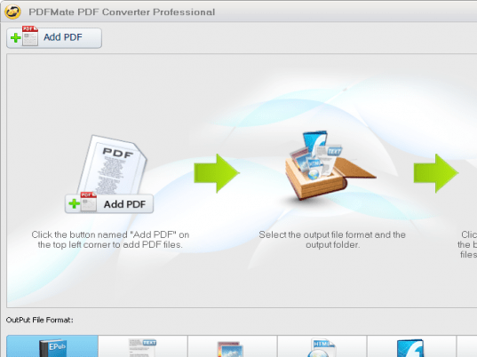 PDFMate PDF Converter Professional Screenshot 1