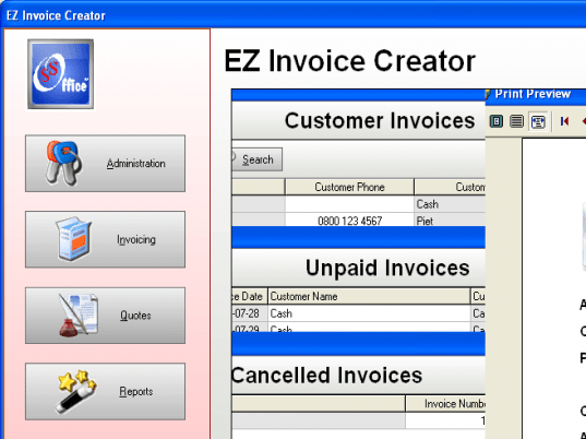 SSuite Office - Invoice Master Screenshot 1