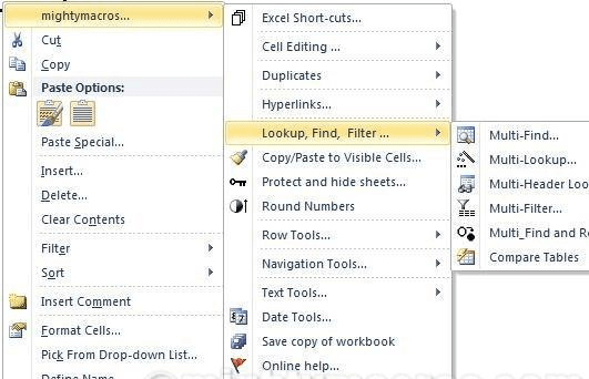 mightymacros Excel Utilities Screenshot 1