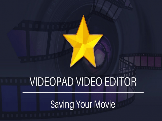 VideoPad Video Editor Screenshot 1