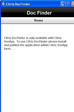 Citrix Doc Finder Screenshot 1