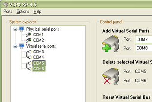 Virtual Serial Ports Driver XP2 Screenshot 1