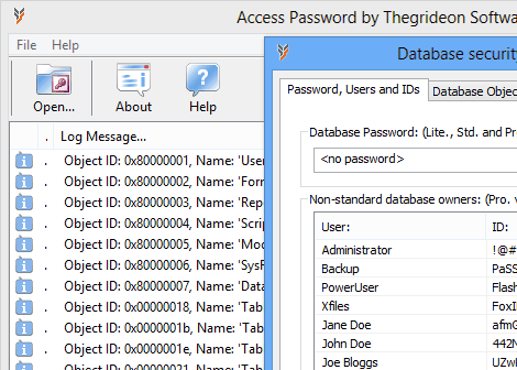 Access Password Screenshot 1