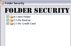 Folder Security Screenshot 1