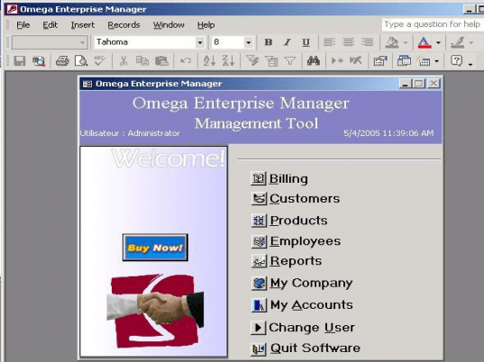 Omega Enterprise Manager Screenshot 1