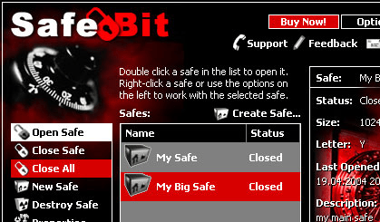 SafeBit Screenshot 1