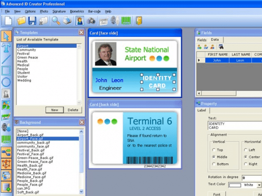 Advanced ID Creator Professional Screenshot 1