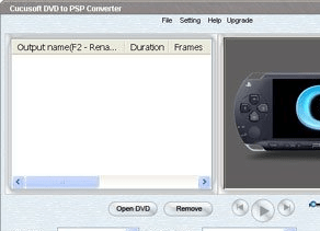 DVD to PSP Ripper Screenshot 1