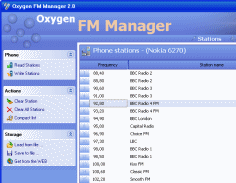 Oxygen FM Manager Screenshot 1