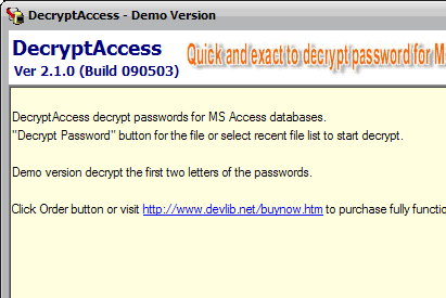 DecryptAccess Screenshot 1
