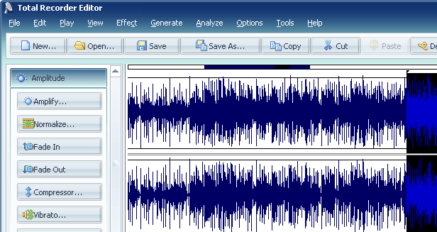 Advanced Sound Recorder and Editor Screenshot 1