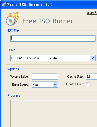 Free ISO Burner Screenshot 1