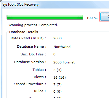 Fix SQL Database Screenshot 1