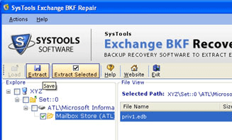Restore Exchange Backup File Screenshot 1