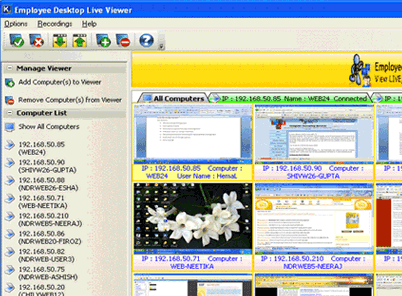 Internet Monitoring Software Screenshot 1