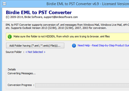 Import Windows Live Mail to Outlook Screenshot 1
