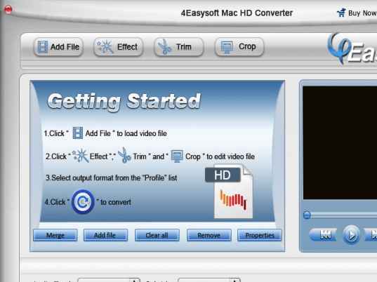 4Easysoft Mac HD Converter Screenshot 1