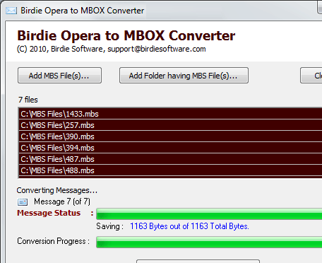 Opera to MBOX Converter Screenshot 1