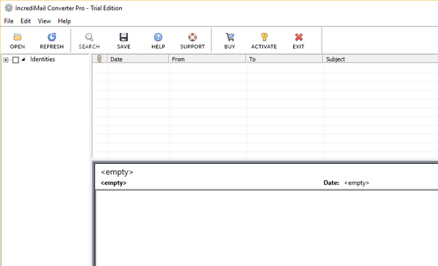 IncrediMail Converter to Outlook Express Screenshot 1