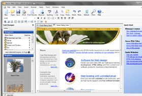 Aurora Web Editor 2007 Professional Screenshot 1
