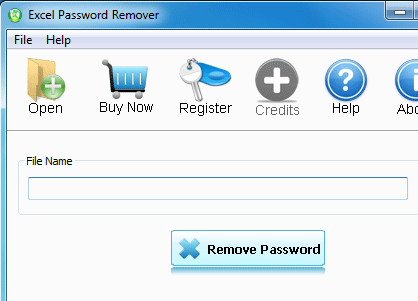 Advanced Excel Password Remover Screenshot 1