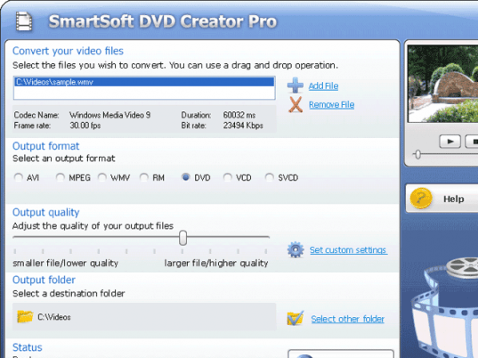 Smart DVD Creator Screenshot 1