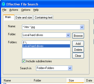 Effective File Search Screenshot 1